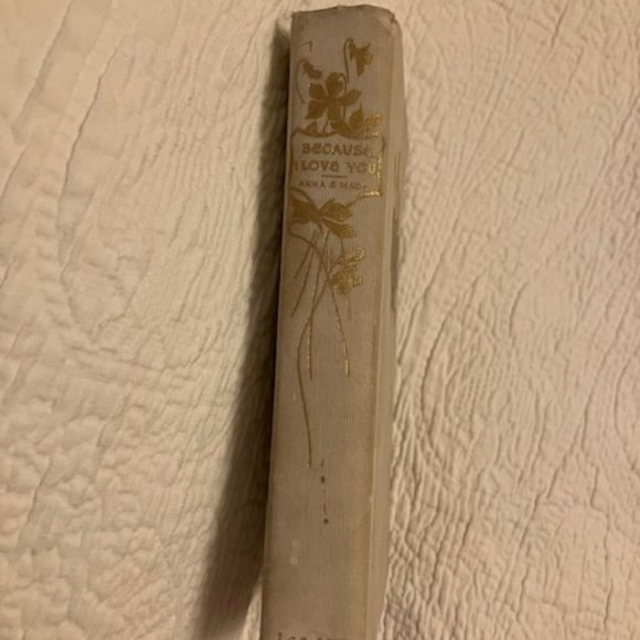 "Because I Love You" Book of Poetry Vintage 1894 - Picture 5 of 6